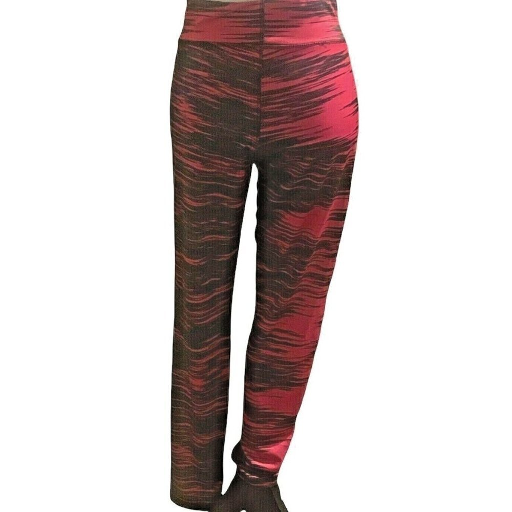 Just Be Free Womens Athletic Pants Leggings Size M Pink Black